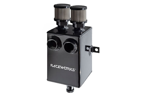 Raceworks Aluminum Catch Can with Drain Tap - (2.0L)