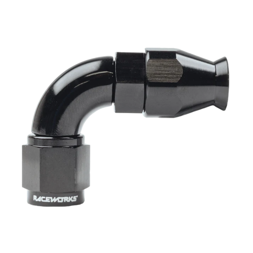 Raceworks 200/230/240 Series PTFE 90 Degree Fitting - (AN-6)
