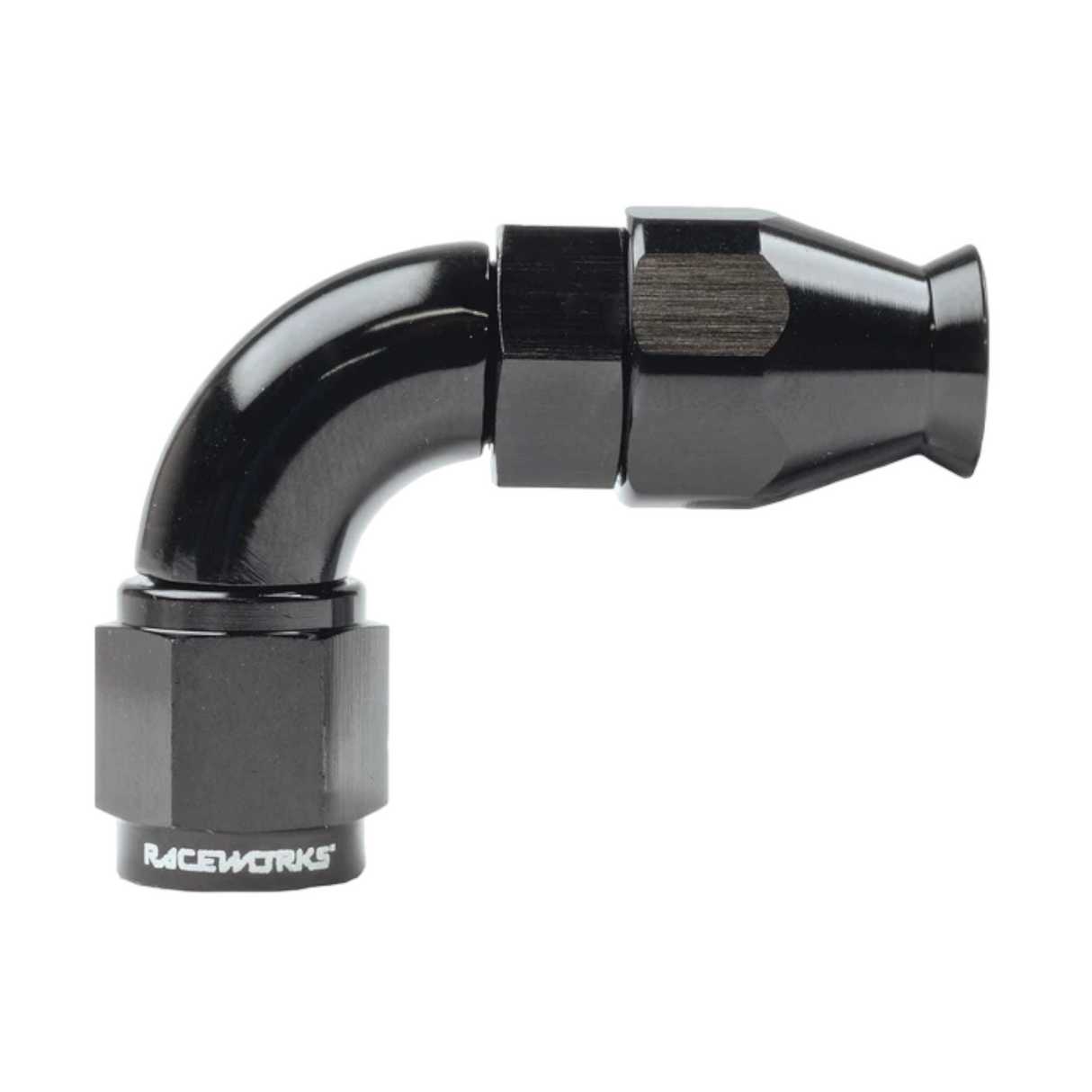 Raceworks 200/230/240 Series PTFE 90 Degree Fitting - (AN-6)