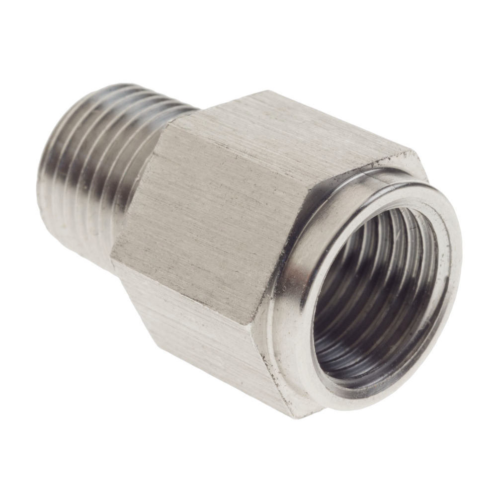 Raceworks Metric Female to NPT Male - (Bosch Sensors - M10x1.0 to 1/8NPT)