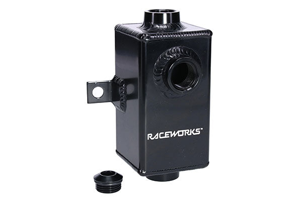 Raceworks Aluminum Catch Can with Drain Tap - (0.5L)