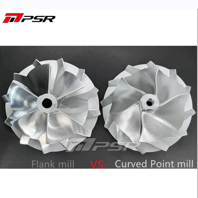 PULSAR 8582G Curved Point Mill Compressor Wheel Dual Ball Bearing Turbo