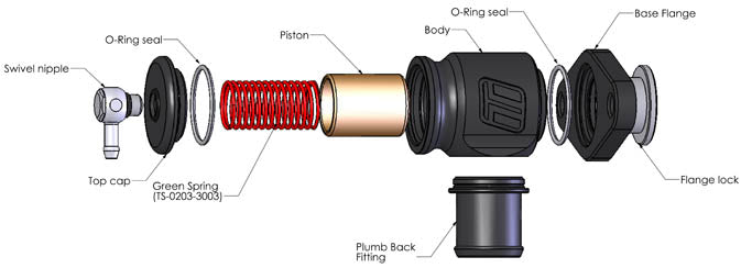 Kompact Plumb Back Valve (Diverter Valve) Suit Subaru/Nissan
