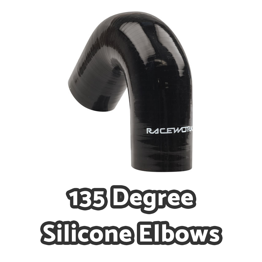 Raceworks Silicone 135 Degree Elbows