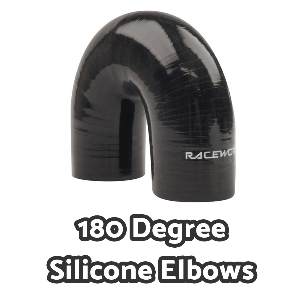 Raceworks Silicone 180 Degree Elbows