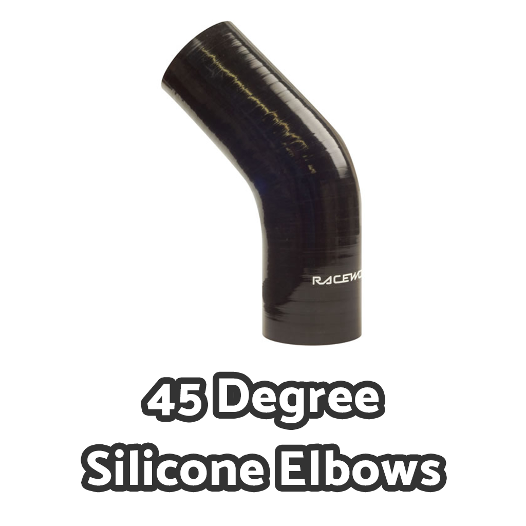 Raceworks Silicone 45 Degree Elbows