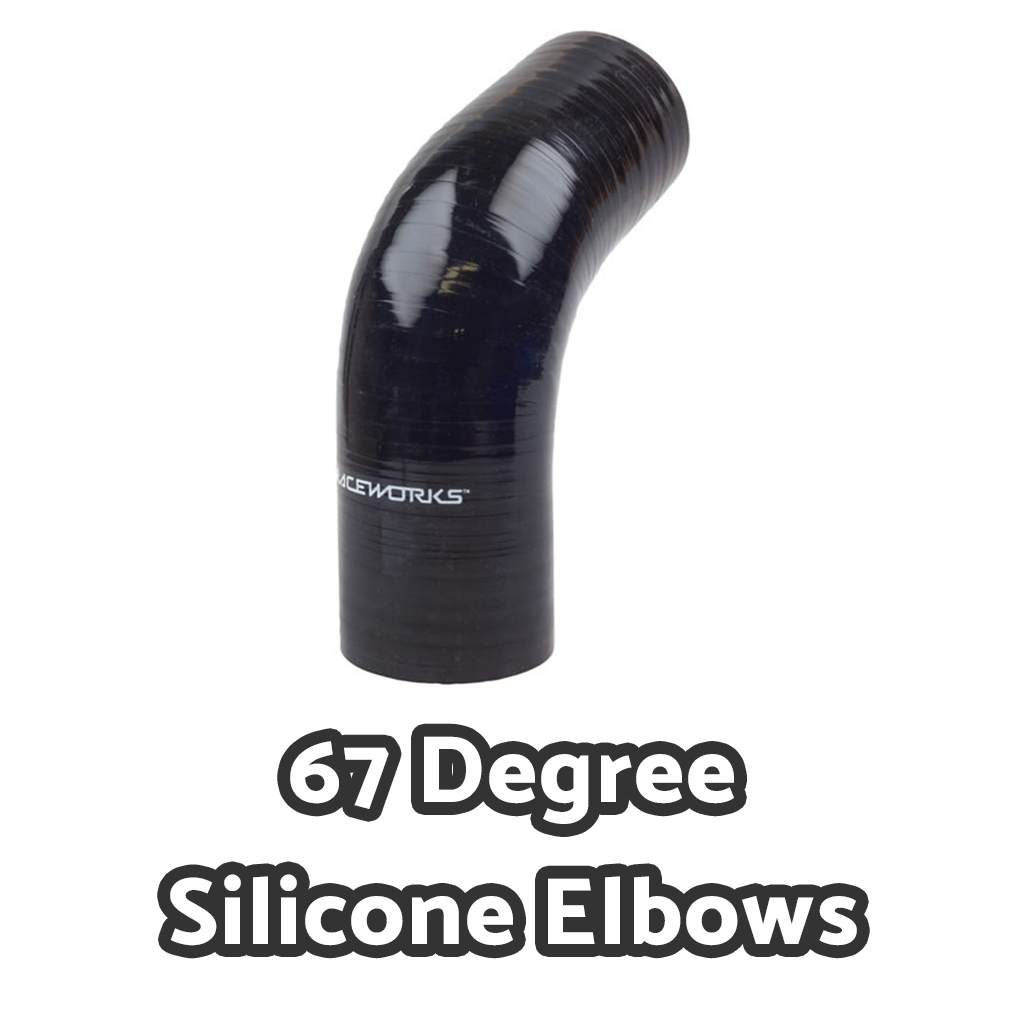 Raceworks Silicone 67 Degree Elbows