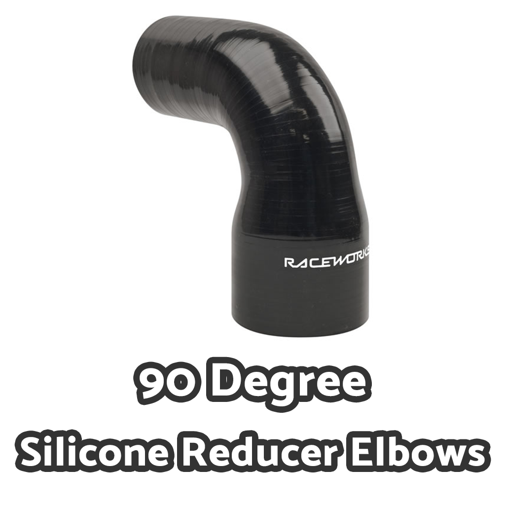 Raceworks Silicone 90 Degree Reducer Elbows