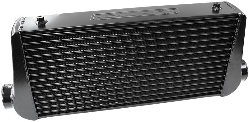 Aeroflow 600x300x76mm Street Series Aluminium Intercooler - Black Finish