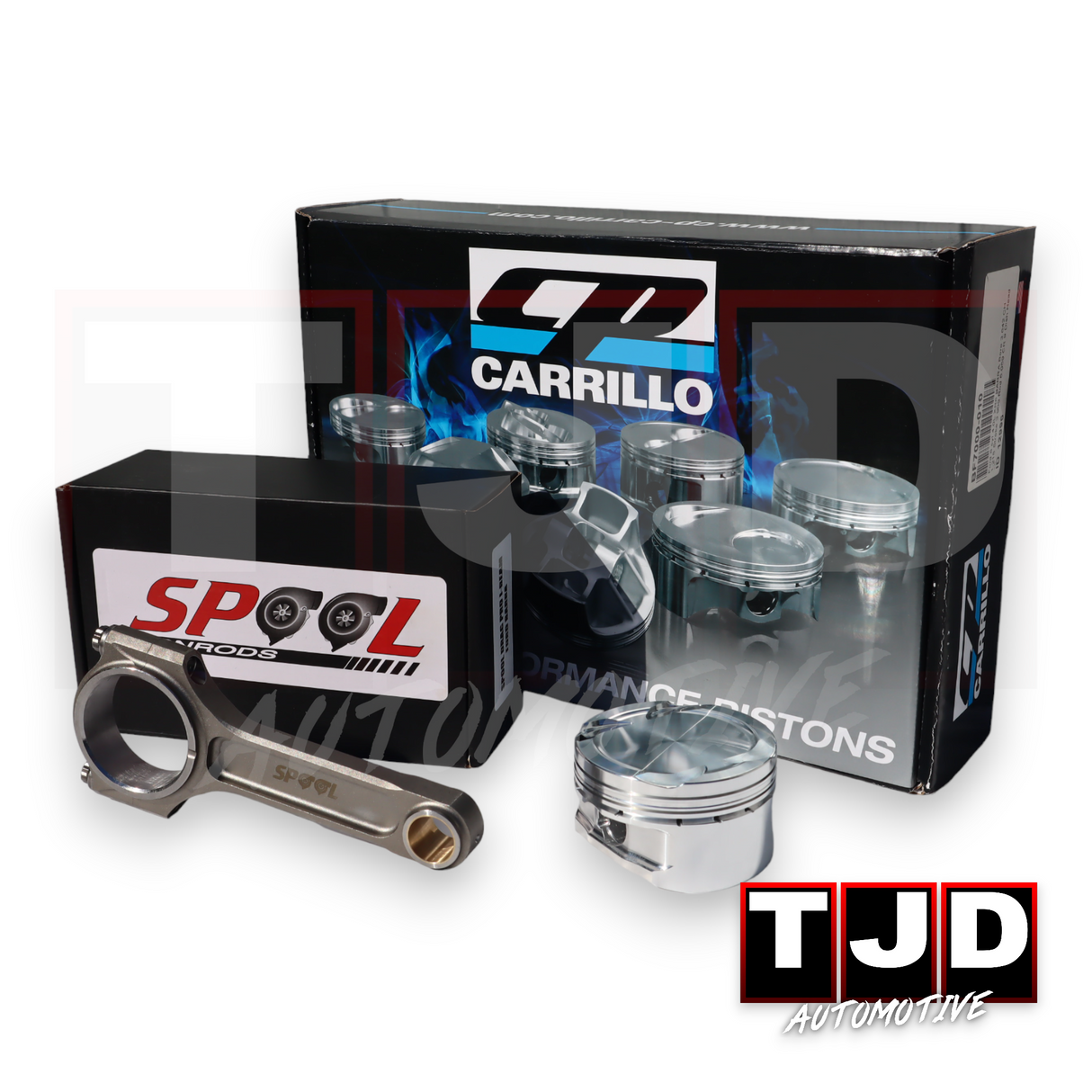 Spool Ford Barra XR6 Turbo Drag Pro I Beam Conrods and CP Bullet