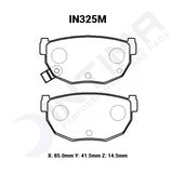 Intima SR Rear Brake Pads - Nissan 180SX/S13/S14/S15 TURBO