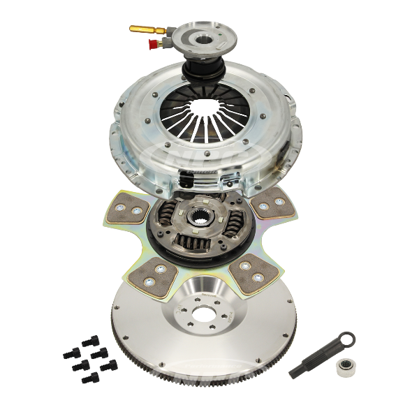 NPC BA-BF Barra Turbo Super Heavy Duty Button Clutch & Flywheel Package (Firm Pedal Feel)