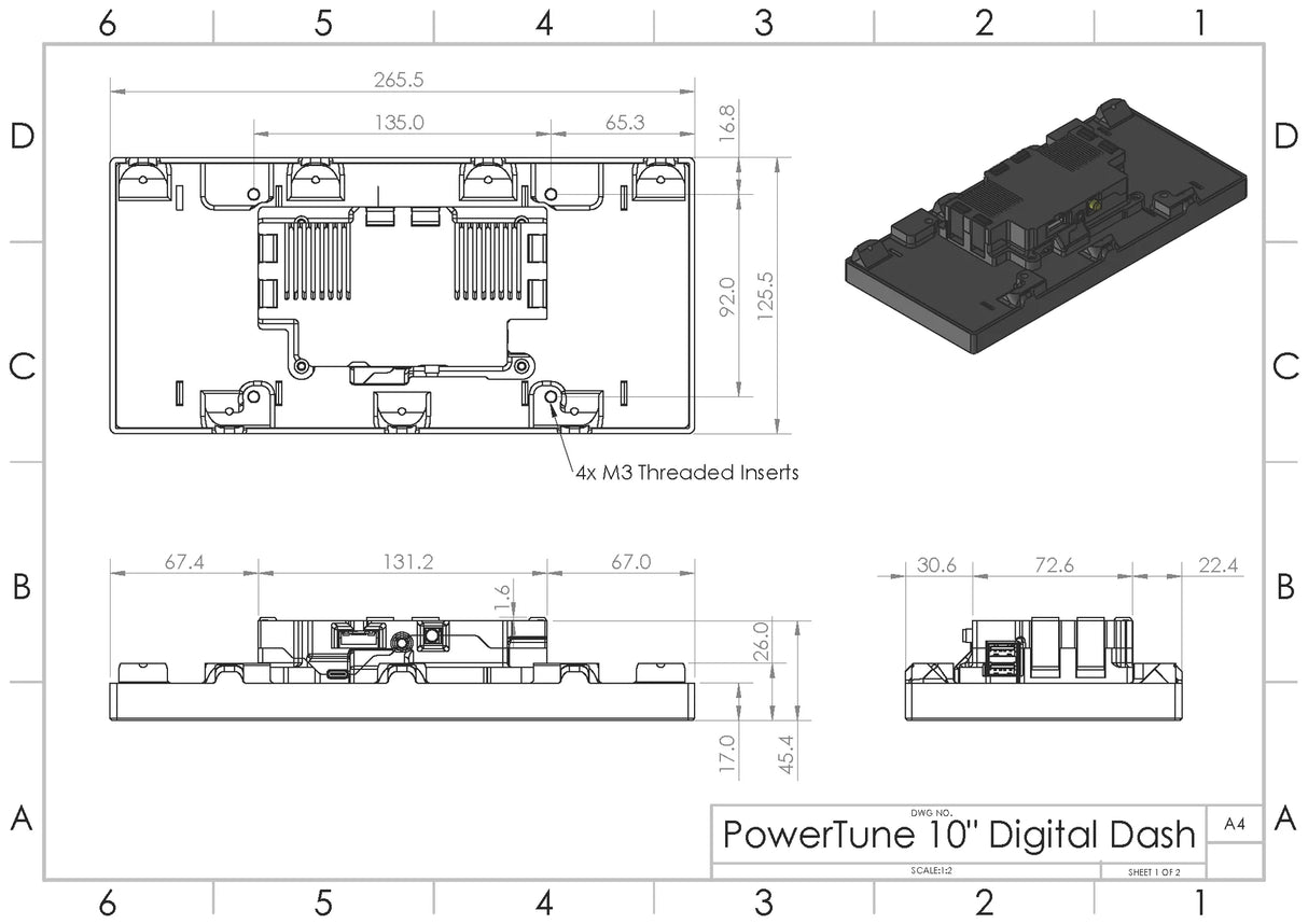 PowerTune Digital Ultrawide Dash V5