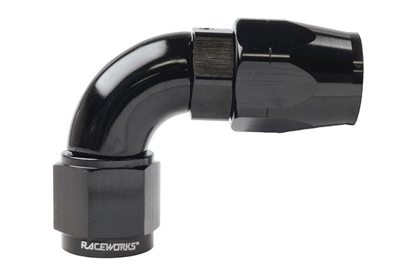 Raceworks 100/120/140 Series Cutter Style 90 Degree Fitting - (AN-4)