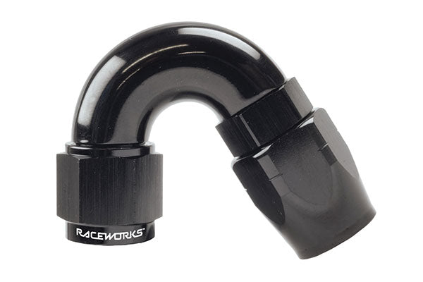 Raceworks 100/120/140 Series Cutter Style 150 Degree Fitting - (AN-4)