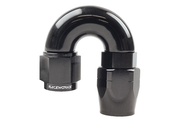 Raceworks 100/120/140 Series Cutter Style 180 Degree Fitting - (AN-10)