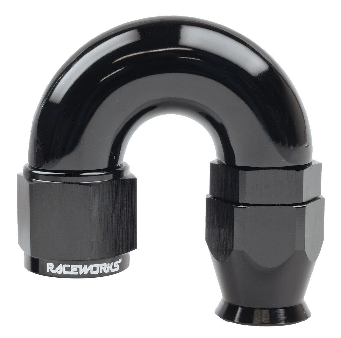 Raceworks 200/230/240 Series PTFE 180 Degree Fitting - (AN-4)