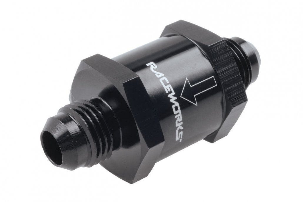 Raceworks AN Male Flare One Way Valve - (AN-8)