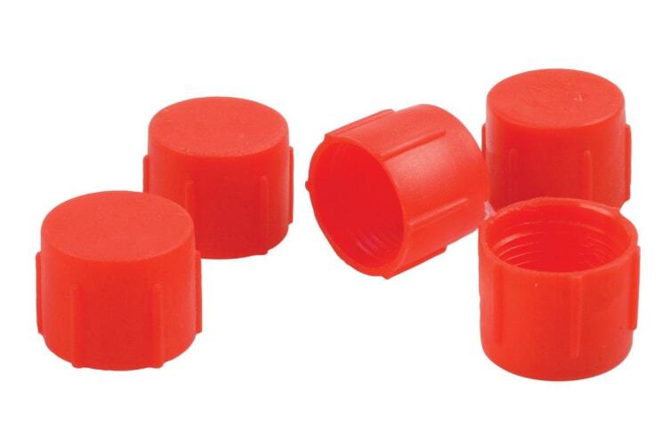 Raceworks Plastic AN Flare Cap 5pk - (AN-10)