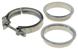 Raceworks Stainless Steel V-Band Flange & Clamp Kit - 3"