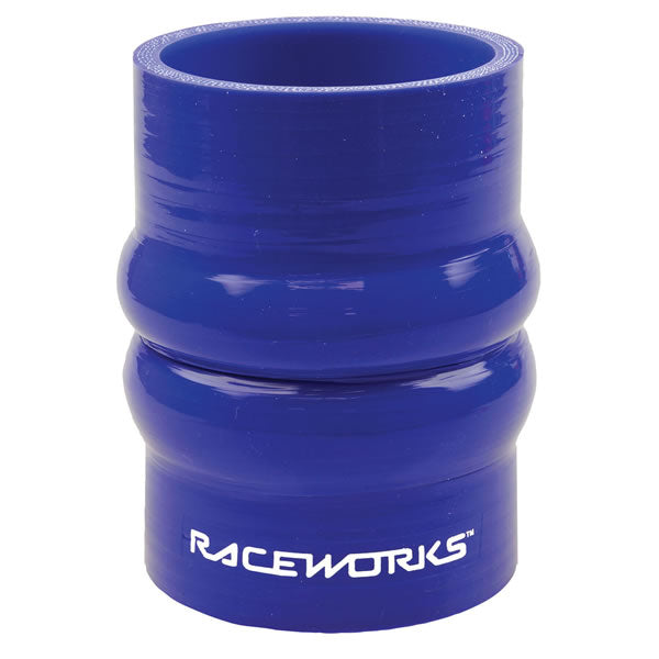 Raceworks Silicone Hose Straight Double Hump - (3.5")