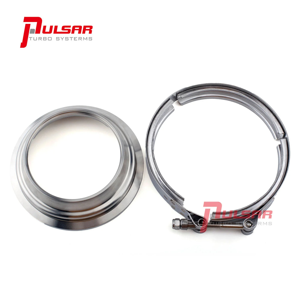 PULSAR S400 T6 Turbo 5" to 4″ Stainless Steel Flange Clamp Kit