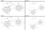 FPR12 Pro M 5 Port Mechanical Pump Fuel pressure regulator -12AN - (Black)